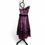 Betsey Johnson Y2K VINTAGE PUPLE/PLUM BLACK LACE WHIMSYGOTH PARTY DRESS S/XS Photo 2