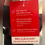 Spanx NWT $68  Bra-llelujah Adjustable Plunge Wireless Lift Bra 32D Black Photo 8