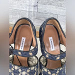 Carven Mesh and Lace open toe heels size 37/7 Blue Photo 3