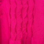 Saint Tropez West  maxi dress 12 linen blend cap sleeve ruched slit fuchsia NEW Photo 5
