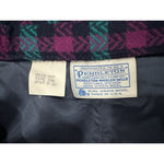 Pendleton  Purple Green Plaid Skirt Set 100% Virgin Wool Size 16W/ 18W Vintage Photo 8