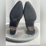 H&M  Snakeskin Print Block Heel Pumps Women’s EU 39 US 8.5–9 Photo 5