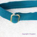 Aila Blue NEW Free People Cuba bikini Top - Teal Rib, size M Photo 11