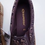 Anthropologie Superga Leopard Print Slip On Espadrille Platforms Photo 2