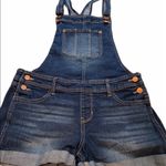 No Boundaries  Juniors' denim cuffed shortall Photo 5