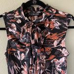 Nine West  sleeveless career blouse sz s pussy bow Photo 1