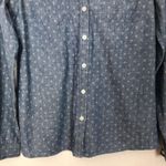 Outback Red  Anchor Print 100% Cotton Button Down Shirt Size XS Photo 3