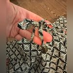 Anne Carson Black/cream/red pull on pants Photo 2