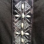 Dotti Luxe Embroidered Cold shoulder Cover Up (5) Black Photo 5