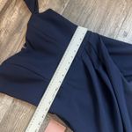 BHLDN  NEW Chiffon ROSSI CREPE Maxi Dress Bridesmaid SIZE 6 DARK BLUE FORMAL NWT Photo 14