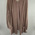 Barefoot Dreams  CozyChic Lite Open Front Cardigan Taupe 1X Style 905 Photo 0