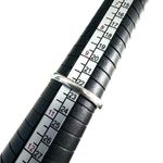 FP Sterling Silver White Enamel & Blue Pavé Stone Ring Photo 8