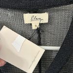 Elan  Silver Sheer Knitted Zip Up
Cardigan(Size Small) Photo 5