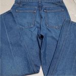 Reformation  Cynthia button fly high rise straight jeans in zenia wash Photo 8