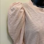 Nation Ltd  Top Pink Puff Sleeves T-Shirt size xs Photo 2