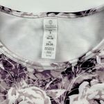 Balance Collection Mia crop tank Purple Roses sport top Size Small Photo 4