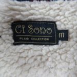 Urban Outfitters Y2k  Red Plaid Shacket Sherpa Jacket Medium Photo 5