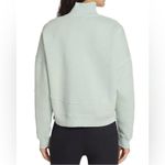 Outdoor Voices Nimbus Quarter Zip Organic Cotton Sweatshirt In Bay Medium Photo 2