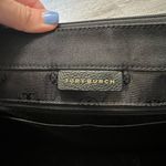 Tory Burch Leather & Canvas Tote Bag Photo 4