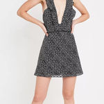 The East Order  Black Animal Print Blake Mini Dress Photo 0