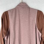 LOGO Lounge Womens Cardigan Size L Two Toned Handkerchief Open Front Pink Size L Photo 11