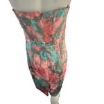 Jessica Simpson  halter floral dress 6 midi sweetheart pink padded bust whimsical Photo 1