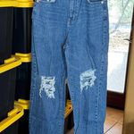 Wild Fable Blue Distressed Highest Rise Baggy Jeans Size 4 / 27R Photo 2