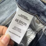 Hudson Jeans Womens 26 Blue Barbara Super Skinny Distressed Raw Hem Ankle Denim Photo 3