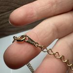 Avon Coral Pink Shade Station Bead Gold Tone Chain Necklace Signed 17 Inch Photo 5