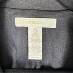 Chico's Chico’s 0 So Slimming Ponte Blazer Black/Charcoal Gray Women's Size Small (4/6) Photo 4
