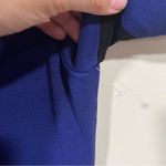 Misook NWOT  Blue Asymmetrical Midi Dress size small petite career Photo 2