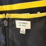 Crown & Ivy  Bumble Bee Navy & Yellow Dress - New - Size 16 Photo 6