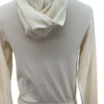 SKIMS  Logo Pointelle Zip Up Hoodie Ivory Cream Size Small Photo 10