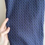 Mario Serrani  Italy Diamond Print Navy Blue Trousers, Business Casual Pants, 12 Photo 5