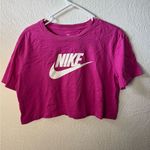 Nike Women's Pink Crop Top - Size Small Photo 0