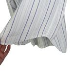 Wilfred Free Aritzia Linen Blend Relaxed Striped Button-down Shirt Small S Photo 7