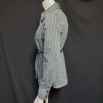 Worthington  Gray & Silver Button Down Shirt & Belt Photo 2