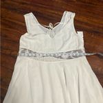 Free People  Summer Feeling White Embroidered Ivory Cream Dress Size Large NWT Photo 14