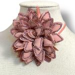 Free People  From Dusk Till Dawn Choker in Rose Pink Dainty Coquette Rhinestone Photo 5