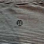 Lululemon black & white striped short-sleeve t-shirt Photo 5