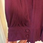 Chelsea and Violet  Embroidered Boysenberry Babydoll Dress Photo 4