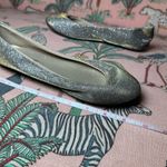 Lower East Side  Women Glitter Metallic Shoes Neutral Ballet Flats Gold Slides 7M Photo 6