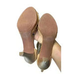 Adrienne Vittadini  Women's Gracie Open Toe Platform Heels Size 7 Photo 8