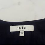 Joie  Jade Gathered babydoll Mini Dress Graphite floral Sz S cottage core peasant Photo 4