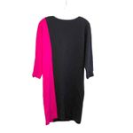 Diane Von Furstenberg Diane‎ Von Furstenberg Colorblock Wool Pencil Mini Dress Size 8 Pink Grey V-Neck Photo 1