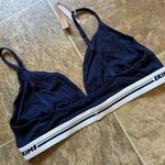 SKIMS  Fits Everybody Logo Triangle Bralette Navy Size Large Photo 8