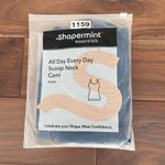 Shapermint Essentials All Day Every Day Scoop Neck Cami Blue Heather Grey Size L Size L Photo 2