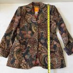 Christian LaCroix Vintage paisley tapestry blazer with rhinestone buttons Sz 10 Photo 10