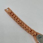 B women rose gold tone wrist watch 18mm quartz links bracelet size 8” running Photo 7
