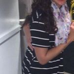 Acemi Striped T Shirt Dress Photo 1